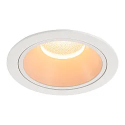 LED Ceiling recessed luminaire NUMINOS DL XL, 2700K, IP20, 40°, 3500lm, UGR 18, white/white
