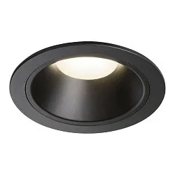 LED Deckeneinbauleuchte NUMINOS DL XL, 4000K, IP20, 20°, 3600lm, UGR 21, Schwarz / Schwarz