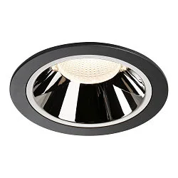 LED Deckeneinbauleuchte NUMINOS DL XL, 4000K, IP20, 40°, 3750lm, UGR 18, Schwarz / Chrom