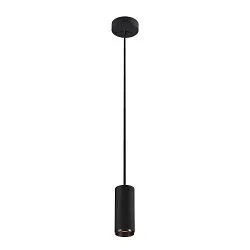 LED Pendant luminaire NUMINOS PD PHASE S, 2700K, 36°, 985lm, black/black