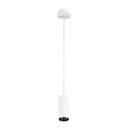 LED Pendant luminaire NUMINOS PD PHASE S, 2700K, 60°, 980lm, white/black