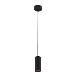 LED Pendelleuchte NUMINOS PD PHASE S, 3000K, 24°, 1020lm, schwarz / schwarz