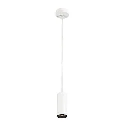LED Pendant luminaire NUMINOS PD PHASE S, 4000K, 36°, 1100lm, white/black