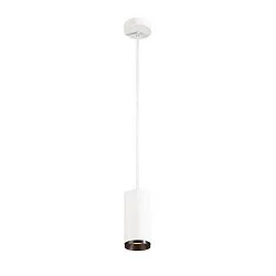 LED Pendelleuchte NUMINOS PD PHASE M, 2700K, 24°, 1925lm, weiß / schwarz