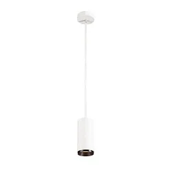 LED Pendelleuchte NUMINOS PD PHASE M, 2700K, 60°, 1885lm, weiß / schwarz