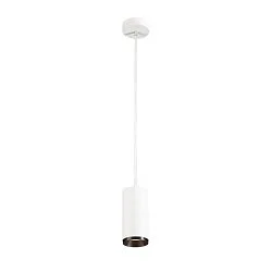 LED Pendant luminaire NUMINOS PD PHASE M, 3000K, 36°, 1950lm, white/black