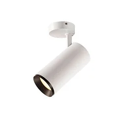 LED Ceiling luminaire NUMINOS SPOT PHASE L, 4000K, 60°, 2720lm, white/black