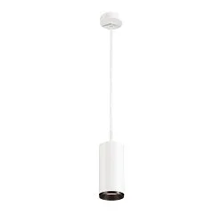 LED Pendelleuchte NUMINOS PD PHASE L, 4000K, 60°, 2720lm, weiß / schwarz
