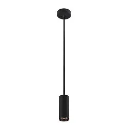 LED Pendant luminaire NUMINOS PD DALI S, 2700K, 60°, 980lm, black/black