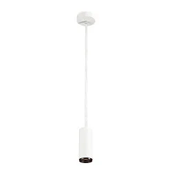 LED Pendant luminaire NUMINOS PD DALI S, 2700K, 36°, 985lm, white/black