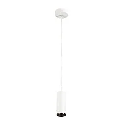 LED Pendant luminaire NUMINOS PD DALI S, 4000K, 36°, 1100lm, white/black