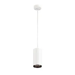LED Pendelleuchte NUMINOS PD DALI L, 4000K, 60°, 2720lm, weiß / schwarz