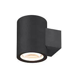 LED Wandleuchte OCULUS UP/ DOWN, 15W, 2000-3000K, 1110lm, IP20, dimmbar, schwarz