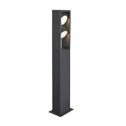 Outdoor LED Stehleuchte ESKINA FRAME 75 DOUBLE CCT, IP65 IK06, 75cm, 27W 3000/4000K 95°/95°, verstellbar, anthrazit