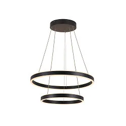 LED Pendelleuchte ONE DOUBLE PHASE, Up/Down, Ø 60cm, 35W 2700/3000K (CCT) 1270lm 130°, CRi >90, messing