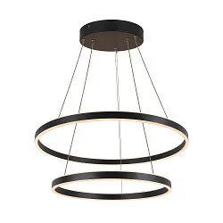 LED Pendelleuchte ONE DOUBLE PD DALI UP/DOWN, CCT switch, 3000/4000K, 1050/1060lm, schwarz