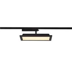 1-Phasen LED Flächen-Strahler PANEL TRACK, Eckig, 15x30cm, 230V / 450mA, 18W 3000K 1800lm, CRi >90, Schwarz