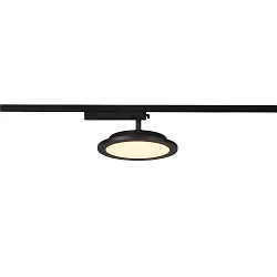 1-Phasen LED Strahler PANEL TRACK, Rund, Ø 20cm, 230V / 450mA, 18W 3000K 1800lm, CRi >90, Schwarz