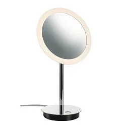 LED Tischleuchte MAGANDA TL Kosmetikspiegel, CCT switch, 2700/3000/4000K, IP44, chrom