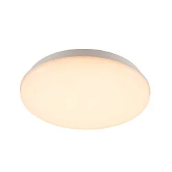 Wall / Ceiling luminaire SIMA, round, dimmable, 3000K, 2150lm, IP44, white