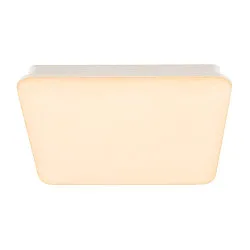 Wand-/Deckenleuchte SIMA SENSOR, eckig, 3000K, 2150lm, IP44, weiß