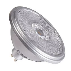 LED Leuchtmittel QPAR111 GU10, 12,5W, 4000K, CRI90, 30°, silber