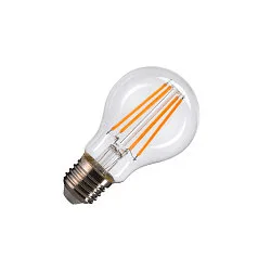 LED Filament Birnenform A60, E27, 7.5W 2700K 800lm 320°, CRi> 90, dimmbar, klar