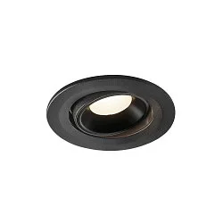 LED Deckeneinbauleuchte NUMINOS® MOVE S, 4000K, 20°, Schwarz