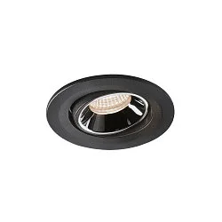 LED Deckeneinbauleuchte NUMINOS® MOVE S, 4000K, 40°, Schwarz / Chrom