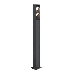 Outdoor LED Stehleuchte ESKINA FRAME 125 DOUBLE CCT, IP65 IK06, 125cm, 27W 3000/4000K 95°/95°, verstellbar, anthrazit