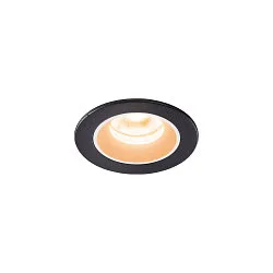 LED Ceiling recessed luminaire NUMINOS® XS, 2700K, 55°, black/white
