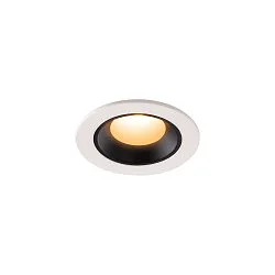 LED Ceiling recessed luminaire NUMINOS® XS, 2700K, 20°, white/black