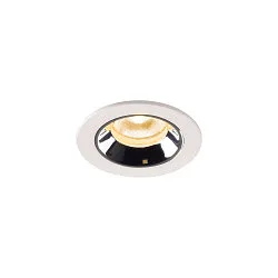 LED Deckeneinbauleuchte NUMINOS® XS, 3000K, 55°, Weiß / Chrom
