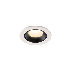 LED Ceiling recessed luminaire NUMINOS® XS, 4000K, 20°, white/black