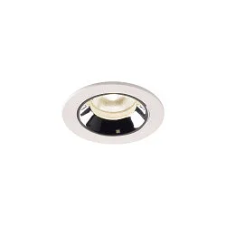 LED Ceiling recessed luminaire NUMINOS® XS, 4000K, 55°, white/chrome