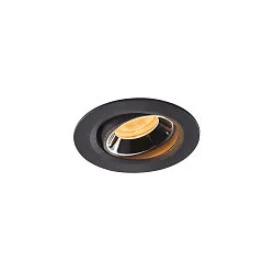LED Deckeneinbauleuchte NUMINOS® MOVE XS, 2700K, 40°, Schwarz / Chrom