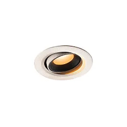 LED Deckeneinbauleuchte NUMINOS® MOVE XS, 2700K, 20°, Weiß / Schwarz