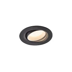 LED Deckeneinbauleuchte NUMINOS® MOVE XS, 4000K, 55°, Schwarz / Weiß