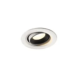 LED Deckeneinbauleuchte NUMINOS® MOVE XS, 4000K, 40°, Weiß / Schwarz