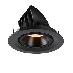 LED Deckeneinbauleuchte NUMINOS® GIMBLE M, 2700K, 55°, Schwarz