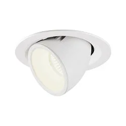 LED Ceiling recessed luminaire NUMINOS® GIMBLE M, 4000K, 40°, white