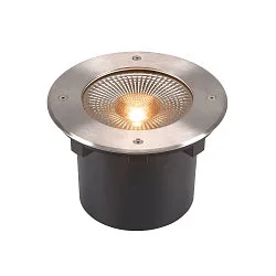 LED Bodeneinbauleuchte ROCCI 200 EL, IP65/IP67 IK08, 16W 3000K 1530lm 120°, Edelstahl 316, begehbar, starr, Blende rund