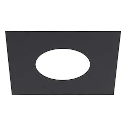 Einbaurahmen für NUMINOS® M, 240/120mm, eckig, schwarz