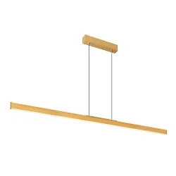 LED Pendelleuchte ONE LINEAR 140 PHASE UP/DOWN, 140cm, 900mA, 35W 2700/3000K 2855lm, CRi >90, dimmbar, messing