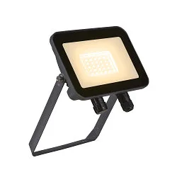 LED Wand-/Deckenleuchte FLOODI M, 100°, 30W, 3000K, 2980lm, anthrazit/transparent