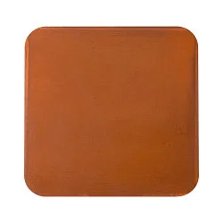 Leuchtenschirm RUSTY MANA, eckig, rostfarben