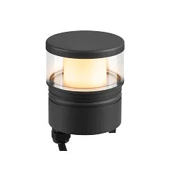 LED Leuchtenkopf M-POL S CLEAR, IP65 IK10, 19W, 2700/3000K, 890-950lm, CRI90, DALI dimmbar, anthrazit