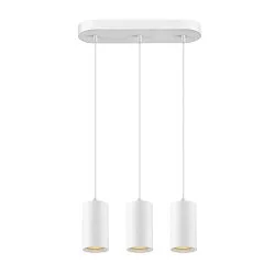 Pendelleuchte ASTO TUBE, IP20, zylindrisch, 3-flammig, 3x GU10 max. 10W, weiß