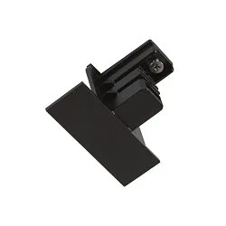 Zubehör für 3-Phasen Einbauschiene S-TRACK PHASE & DALI - Endkappe, Polycarbonat (PC), schwarz