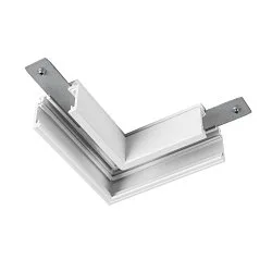 L-Verbinder für Aufbauschiene TRACK 48V, Standard, mechanisch, links, IP20, weiß